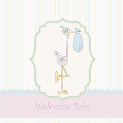 Image showing baby shower card