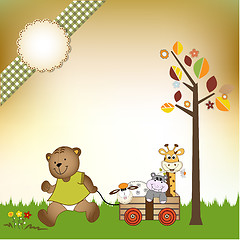 Image showing baby shower greeting card