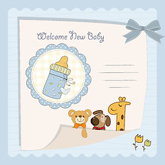 Image showing baby shower card