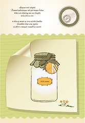 Image showing pure biological food jar