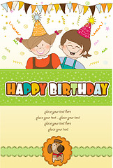 Image showing kids celebrating birthday party