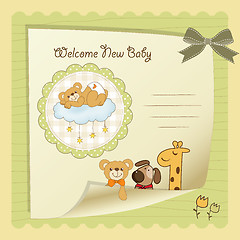 Image showing baby shower card