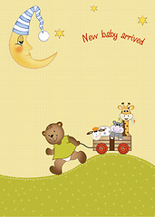 Image showing baby shower greeting card