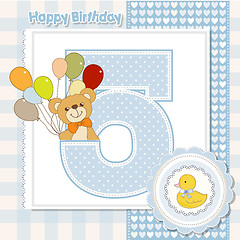 Image showing the fifth anniversary of the birthday