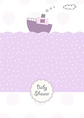 Image showing baby shower invitation