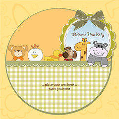 Image showing baby shower announcement