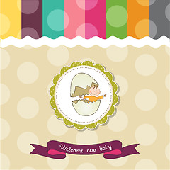 Image showing baby shower card