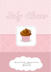 Image showing Birthday cupcake