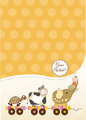 Image showing customizable baby card