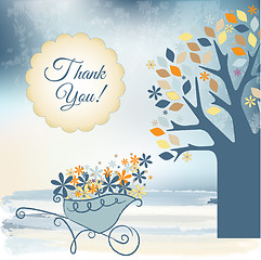 Image showing Thank you card