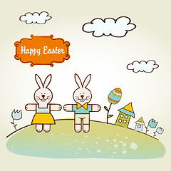 Image showing Easter greetings card