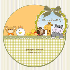 Image showing baby shower announcement