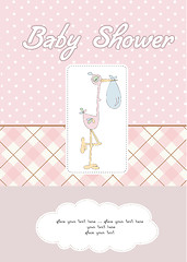 Image showing baby shower card