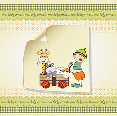 Image showing first birthday card