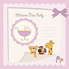 Image showing baby shower card