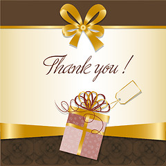 Image showing thank you card