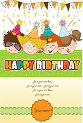 Image showing kids celebrating birthday party