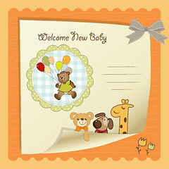 Image showing baby shower card