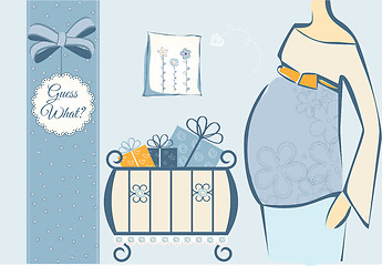 Image showing baby shower invitation