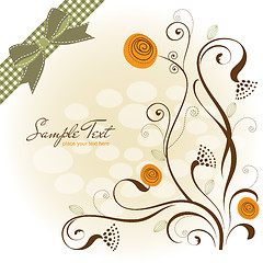 Image showing seamless pattern background with flowers