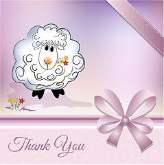 Image showing Thank you card