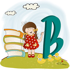 Image showing children alphabet letters