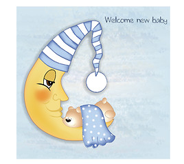 Image showing baby shower card