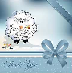 Image showing Thank you card