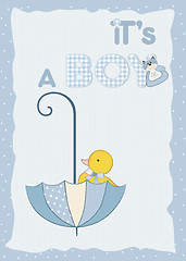 Image showing baby shower announcement