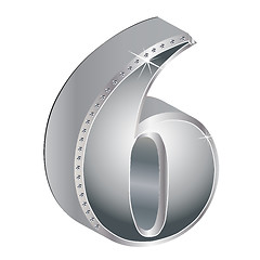 Image showing Glamorous, diamond number