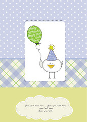 Image showing funny birthday party greeting card