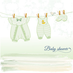 Image showing baby shower card