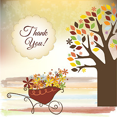 Image showing Thank you card