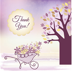 Image showing Thank you card