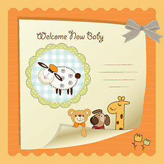 Image showing baby shower card