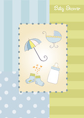 Image showing baby shower announcement