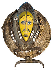 Image showing Vintage African mask