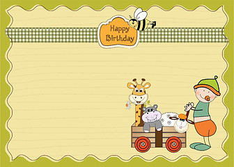 Image showing first birthday card