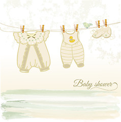 Image showing baby shower card