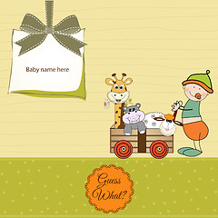 Image showing first birthday card