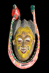 Image showing Vintage African mask