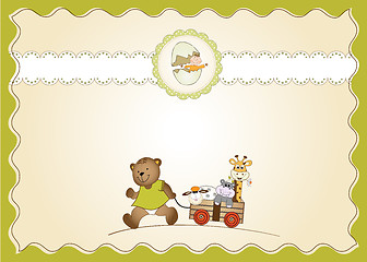 Image showing baby shower greeting card