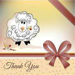 Image showing Thank you card