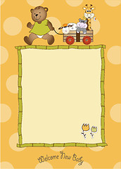 Image showing baby shower greeting card