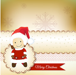 Image showing Christmas greetings card