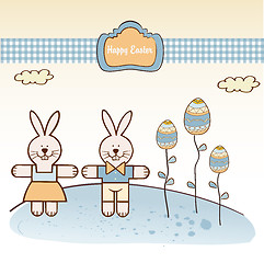 Image showing Easter greetings card