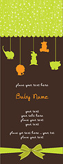 Image showing baby shower card