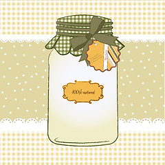 Image showing pure biological food jar