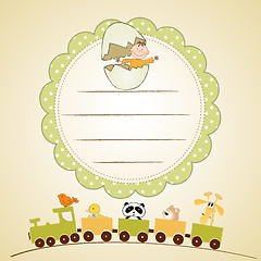 Image showing welcome baby card