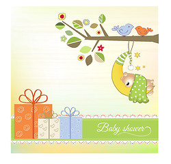 Image showing baby shower announcement